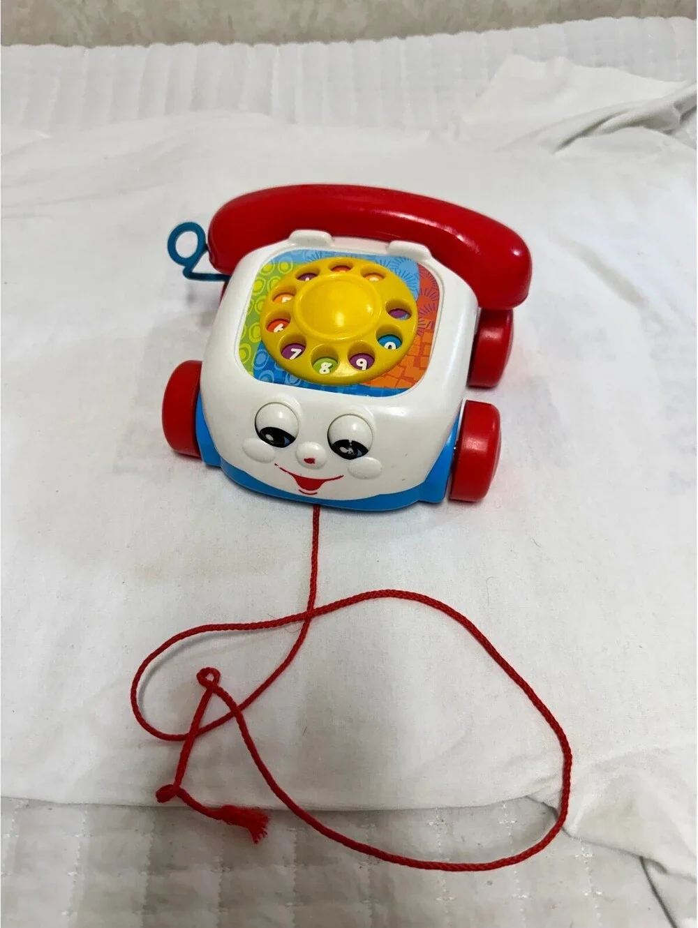 Fisher-Price Chatter Telephone Pull Toy 77816 M2118 Plastic 2000